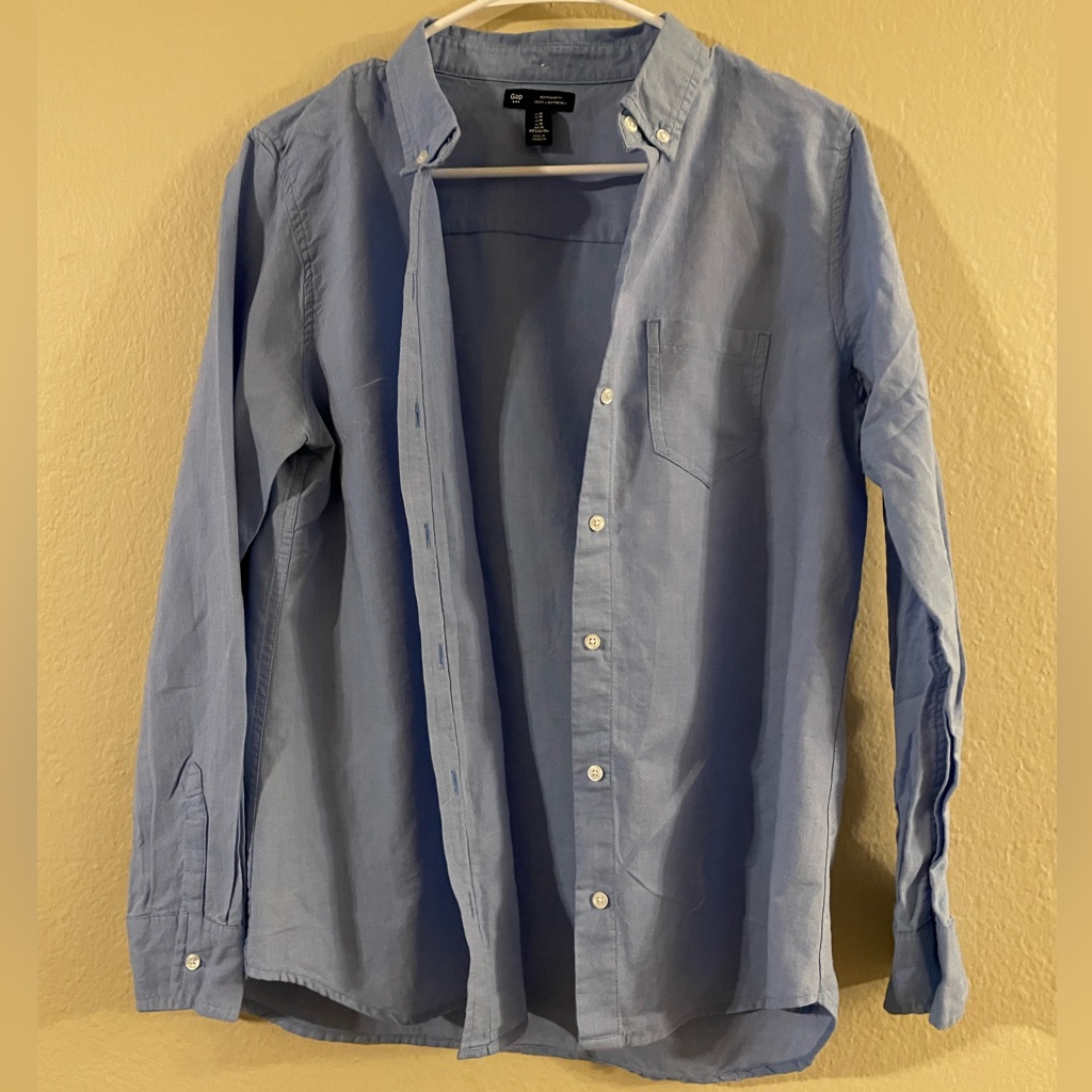 Blue Gap Button Up